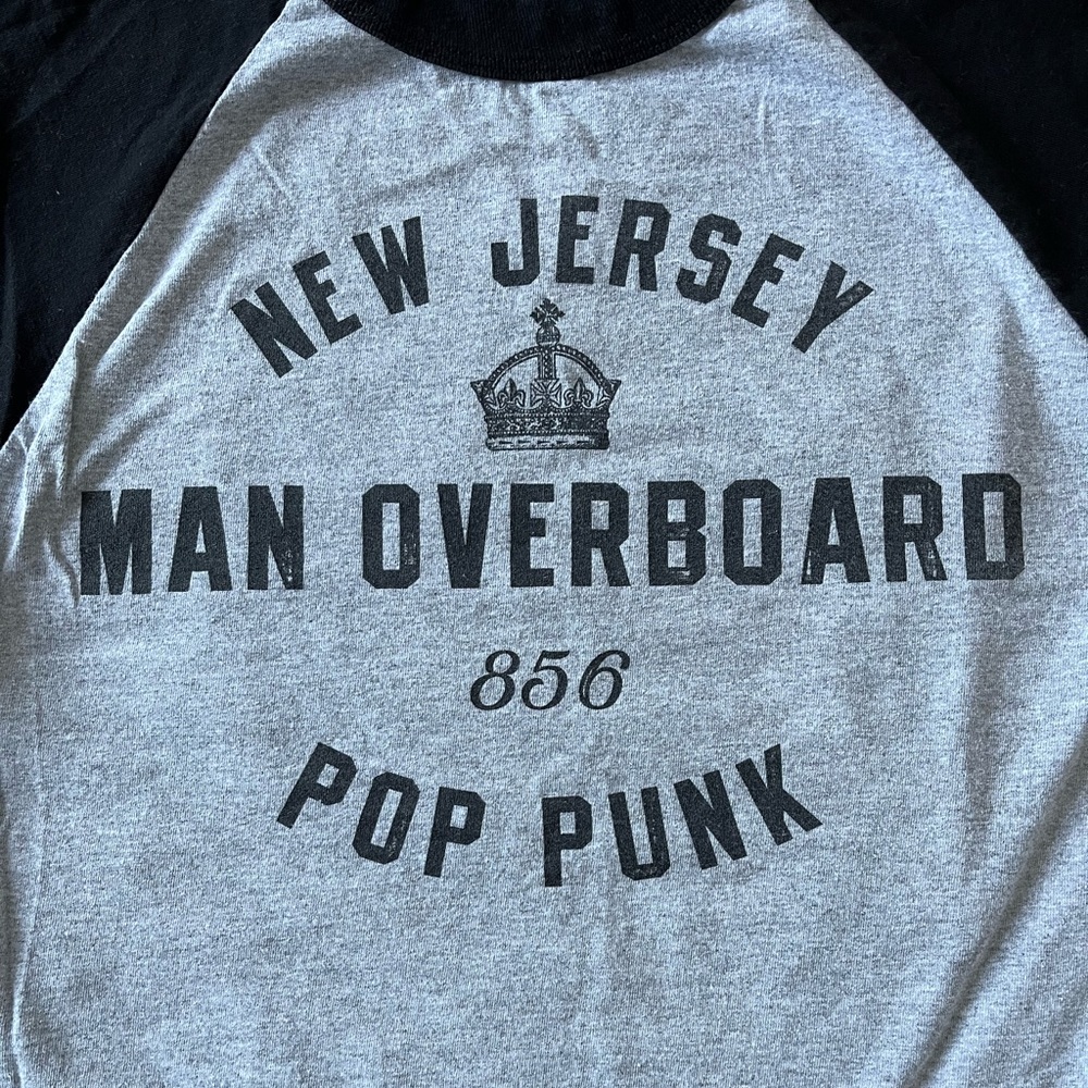 Man Overboard The Heart Attacks Baseball Tee
